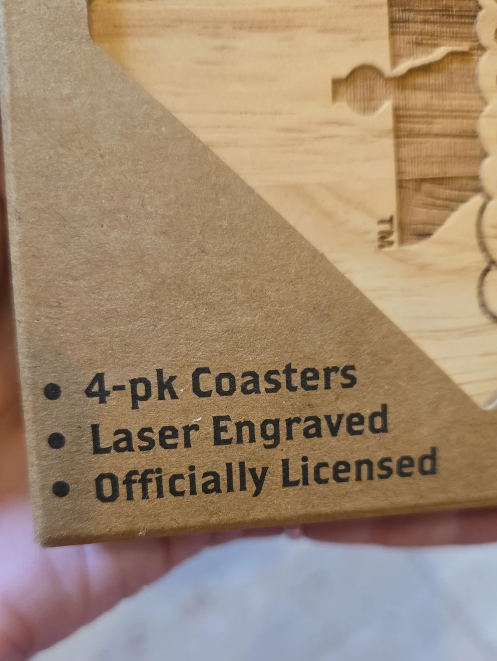 New Philadelphia Phillies 4 Pack Laser Engraved Home Plate Shaped  Wood Coasters